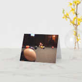 Ernie the Sock Monkey Pool Hall Note Card Karte (Gelbe Blume)