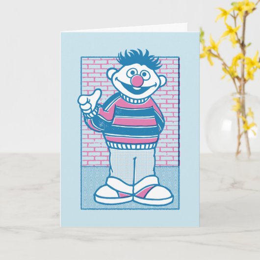 Ernie | U Mad, Bert? Karte (Gelbe Blume)