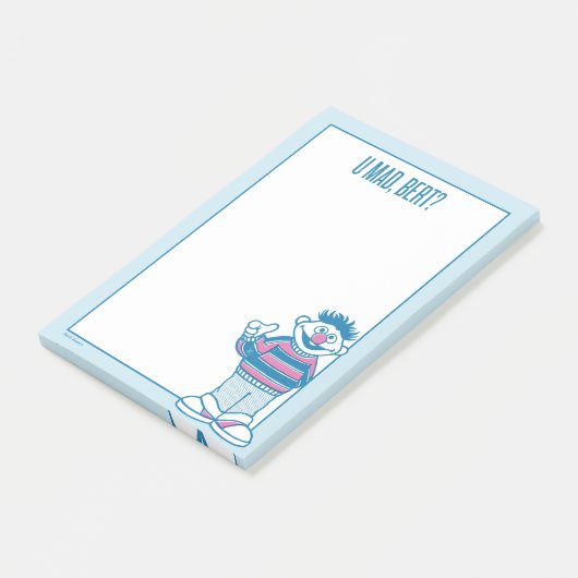 Ernie | U Mad, Bert? Post-it Klebezettel (angewinkelt)