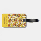 Ernie und Rubber Duckie Pattern Gepäckanhänger (Rückseite horizontal)