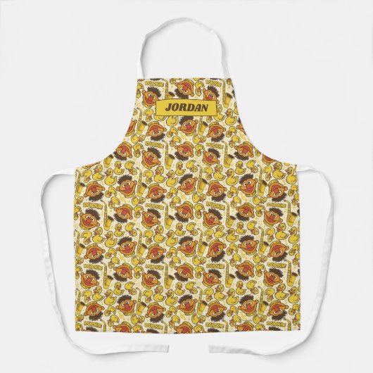 Ernie und Rubber Duckie Pattern Schürze (Vorderseite)