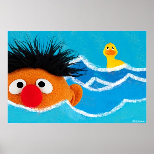 Ernie und Rubber Ducky Poster (Vorne)