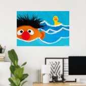 Ernie und Rubber Ducky Poster (Heimbüro)