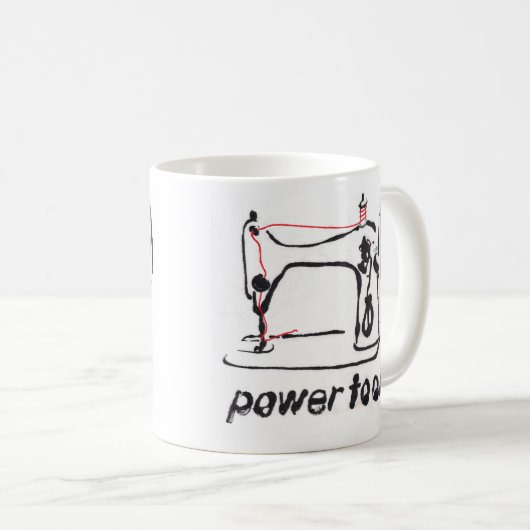 ErnieK Power-Werkzeug Kaffeetasse (VorderseiteRechts)
