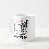 ErnieK Power-Werkzeug Kaffeetasse (Vorderseite Links)