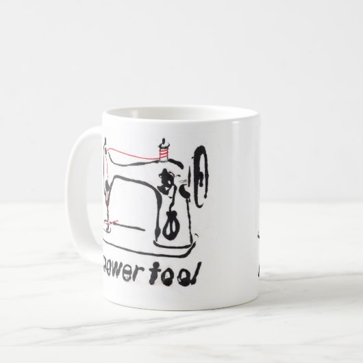 ErnieK Power-Werkzeug Kaffeetasse (Vorderseite Links)