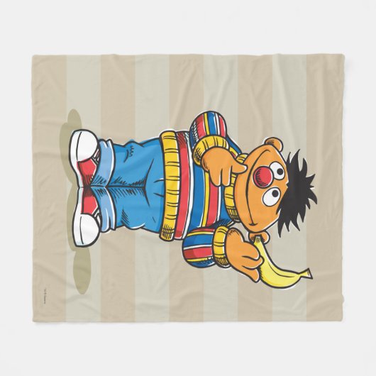 Ernie's Bananas Fleecedecke (Vorderseite (Horizontal))