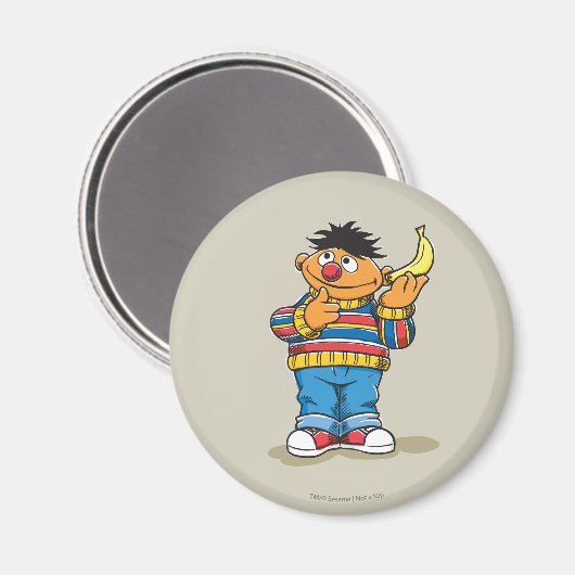 Ernie's Bananas Magnet (Vorderseite/Rückseite)