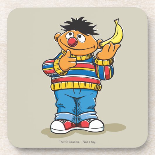 Ernie's Bananas Untersetzer (Vorderseite)