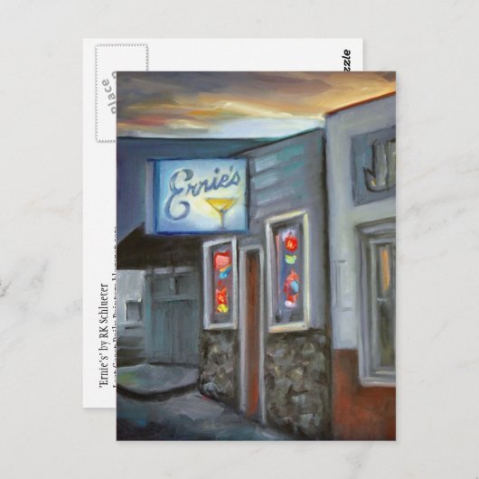 "Ernies" Postkarte (Vorne/Hinten)