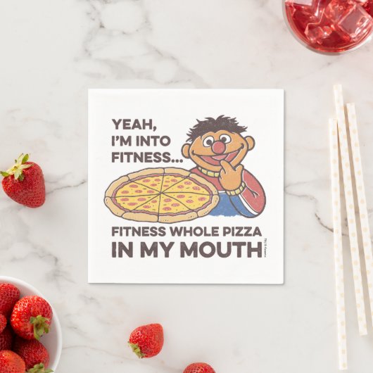 ErnieYeah, ich bin in Fitness Serviette (Beispiel)