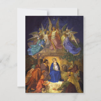 Ernst Deger "Birth of Christ" Flat Greeting Card Postkarte