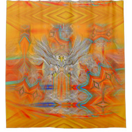 Ernst Eagle-Aufschwungs-aufgehende Duschvorhang