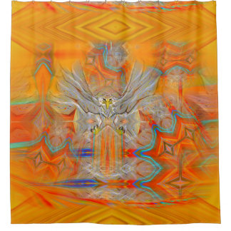 Ernst Eagle-Aufschwungs-aufgehende Duschvorhang