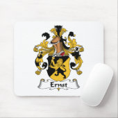 Ernst-Familienwappen Mousepad (Mit Mouse)