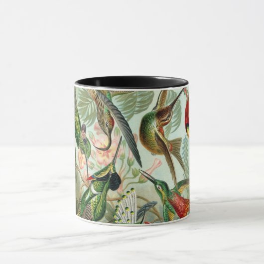 Ernst Haeckel Art Print: Trochilidae Tasse (Zentrum)