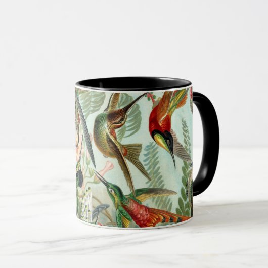 Ernst Haeckel Art Print: Trochilidae Tasse (VorderseiteRechts)