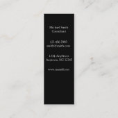 Ernst Haeckel Aspidonia Mini Visitenkarte (Rückseite)