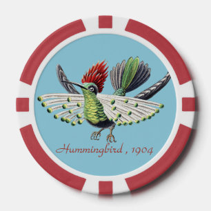 Ernst Haeckel Bunte Kolibris Natur Kunst Pokerchips
