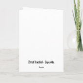 Ernst Haeckel - Copepoda Karte (Rückseite)