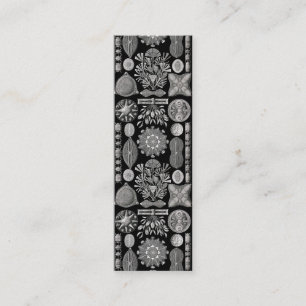 Ernst Haeckel Diatomea Mini Visitenkarte