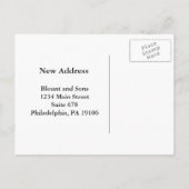 Ernst Haeckel Discomedusae (Aurelia) Neue Adresse Ankündigungspostkarte (Rückseite)