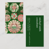 Ernst Haeckel Discomedusae (Aurelia) Visitenkarte (Vorne/Hinten)