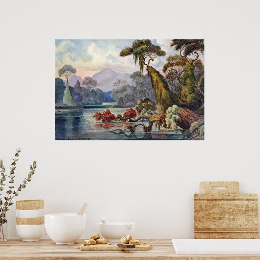 Ernst Haeckel - Kelani River Poster (Küche)