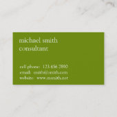 Ernst Haeckel-Leberblümchen Visitenkarte (Rückseite)