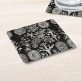 Ernst Haeckel Lichens Rechteckiger Pappuntersetzer (angewinkelt)