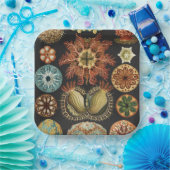 Ernst Haeckel Maritime Meeresleben Kunst Collage Pappteller (Party)