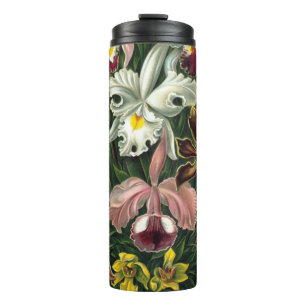 Ernst Haeckel Orchideen, Vintage Regenwaldblumen Thermosbecher