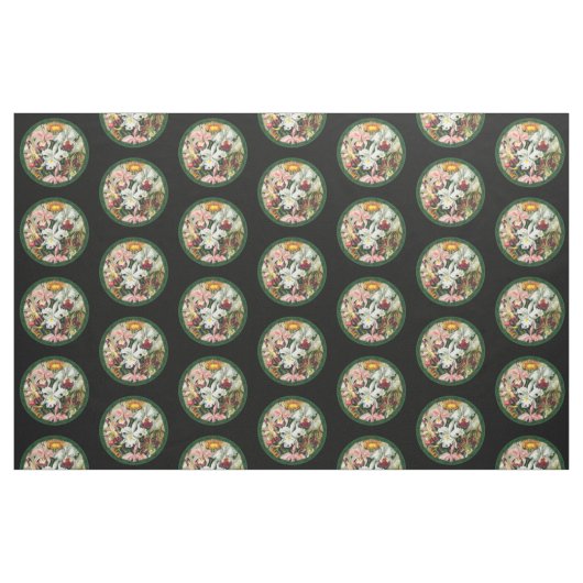Ernst Haeckel - Orchids Stoff (Fat Quarter (45,7 x 55,9 cm))