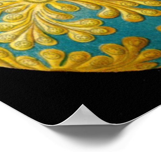 Ernst Haeckel Poster ~ Actiniae (Ecke)