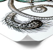 Ernst Haeckel Poster ~ Narcomedusae (Ecke)