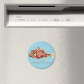 Ernst Haeckel Schiffs- Roter Kofferfisch Meerestie Magnet (In Situ (Geschirrspüler))