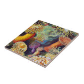 Ernst Haeckel Sea Anemones Marine:Actiniae Fliese (Seite)