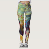 Ernst Haeckel-Seeanemonen-Marinesoldat: Actiniae Leggings (Vorderseite)