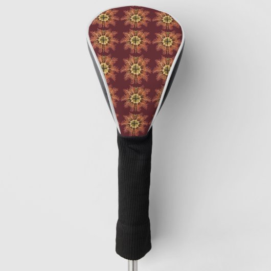 Ernst Haeckel Seescheide Rotes Meer Lebens Kunst Golf Headcover (Vorderseite)