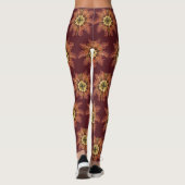 Ernst Haeckel Seescheide Rotes Meer Lebens Kunst Leggings (Rückseite)