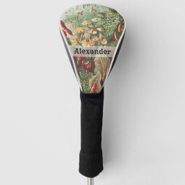 Ernst Haeckel Vintag Retro Mushroom Golf Headcover