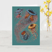Ernst Haeckels Disco Medusae Karte (Gelbe Blume)