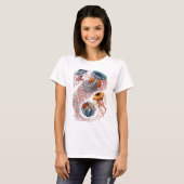 Ernst Haeckels Disco Medusae T-Shirt (Vorne ganz)