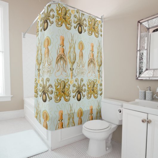 Ernst Haeckels Gamochonia Duschvorhang (Beispiel)