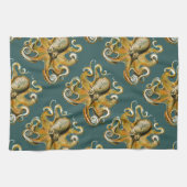 Ernst Haeckels Krake Geschirrtuch (Horizontal)