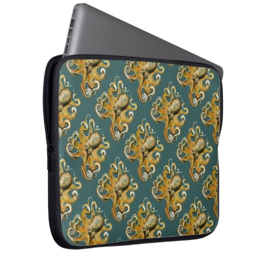 Ernst Haeckels Krake Laptopschutzhülle (Vorne Rechts)