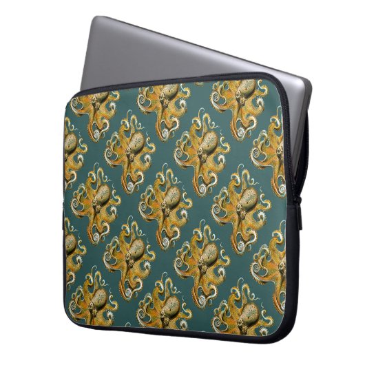 Ernst Haeckels Krake Laptopschutzhülle (Vorderseite Links)