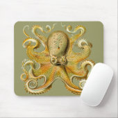Ernst Haeckels Oktopus Mousepad (Mit Mouse)
