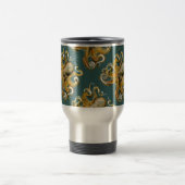 Ernst Haeckels Oktopus Reisebecher (Mittel)