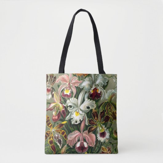 Ernst Haeckel's Orchidaceae Orchids Tote Bag Tasche (Vorderseite)